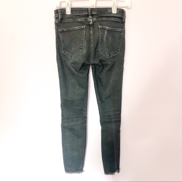 Abercrombie Harper Low Rise Ankle Jeans Distressed - Picture 7 of 9